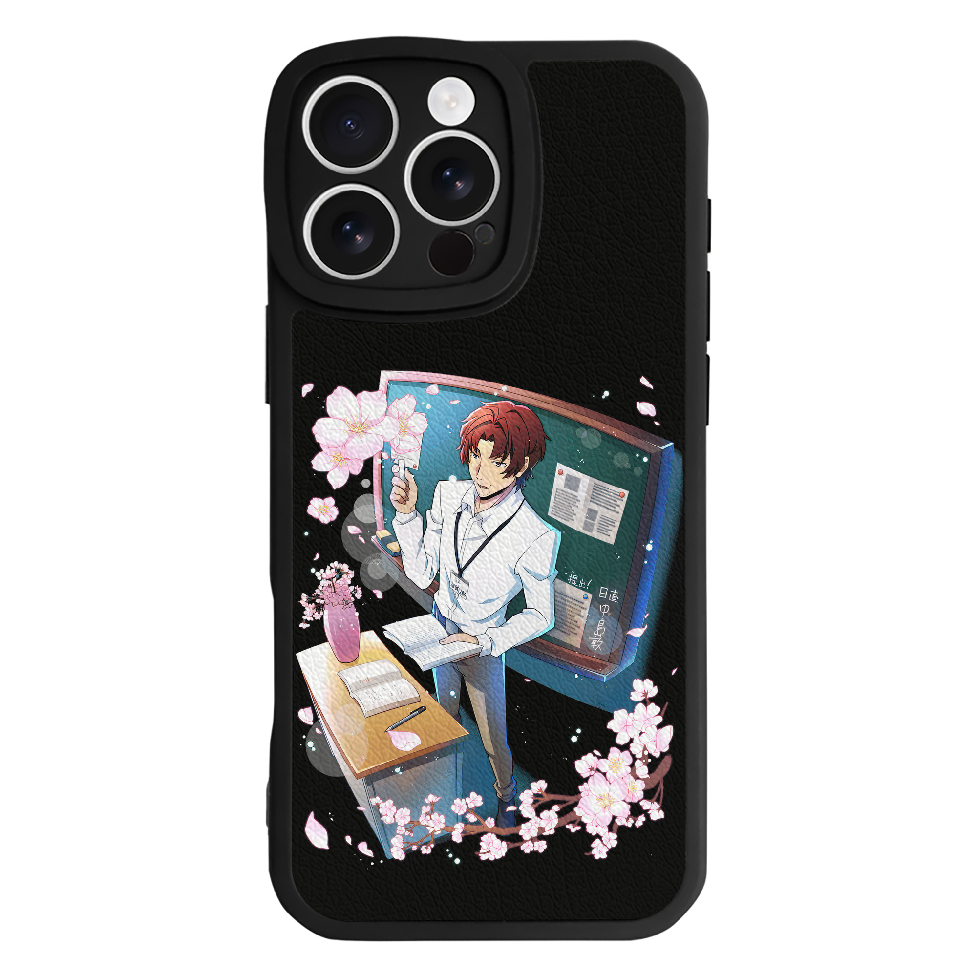 （画像用） 文豪ストレイドッグス Bungo Stray Dogs 【iPhone 16シリーズ対応】シリコンスマホケース（レザー調） 材質：シリコン